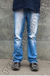 Leg Man Casual Jeans Average Street photo references